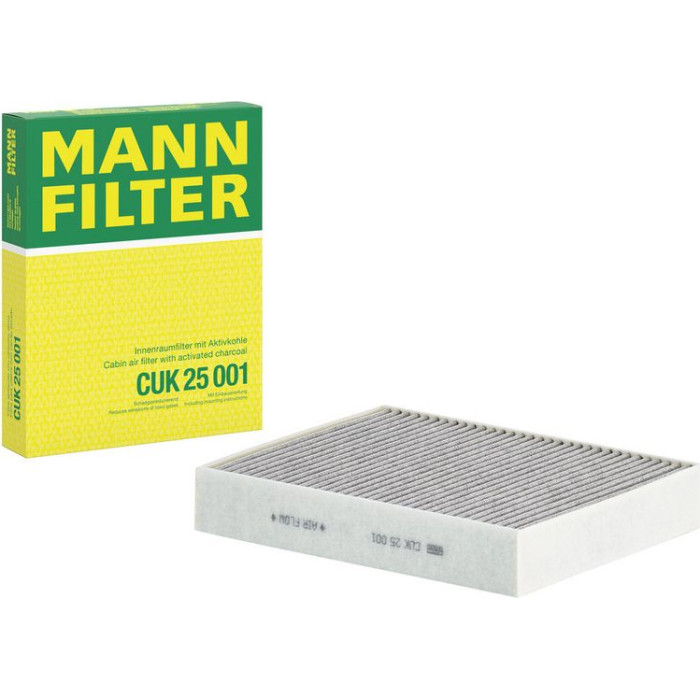 MANN-FILTER CUK 25 001 Innenraumfilter, Aktivkohlefilter