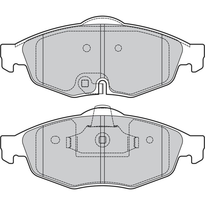 Valeo 598905 Bremsbelagsatz, Scheibenbremse