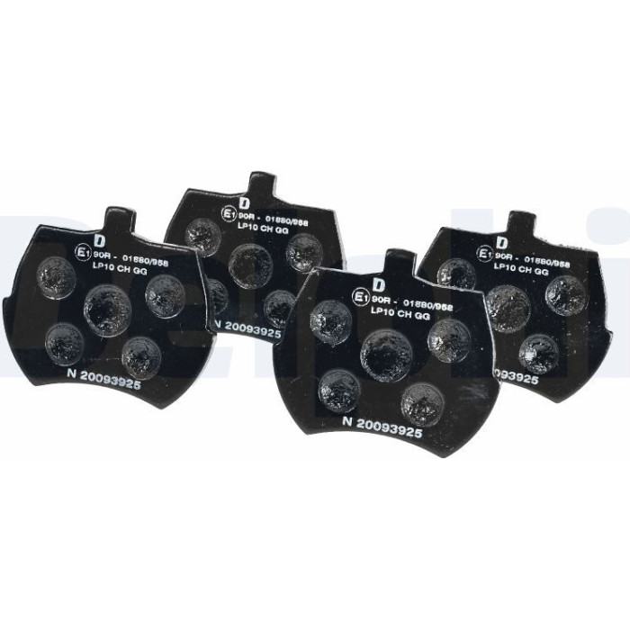 Delphi LP10 Bremsbelagsatz, Scheibenbremse Delphi LP10 Bremsbelagsatz, Scheibenbremse