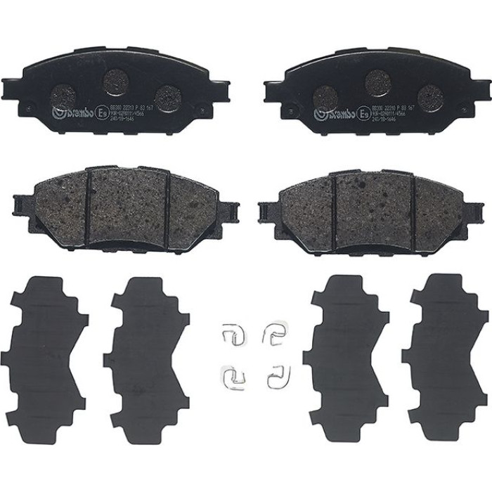Brembo P 83 167 Bremsbelagsatz, Scheibenbremse PRIME LINE Brembo P 83 167 Bremsbelagsatz, Scheibenbremse PRIME LINE