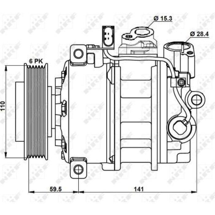 NRF 32883 Kompressor, Klimaanlage EASY FIT NRF 32883 Kompressor, Klimaanlage EASY FIT