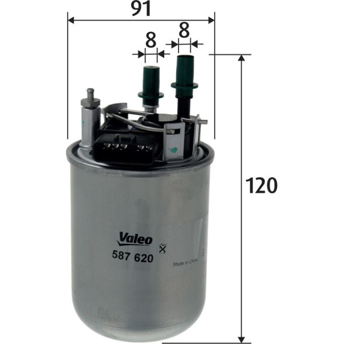 Valeo 587620 Kraftstofffilter Valeo 587620 Kraftstofffilter