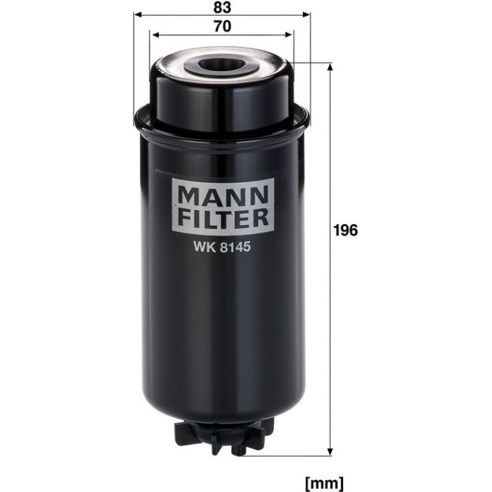 Mann-Filter WK 8145 Kraftstofffilter Mann-Filter WK 8145 Kraftstofffilter