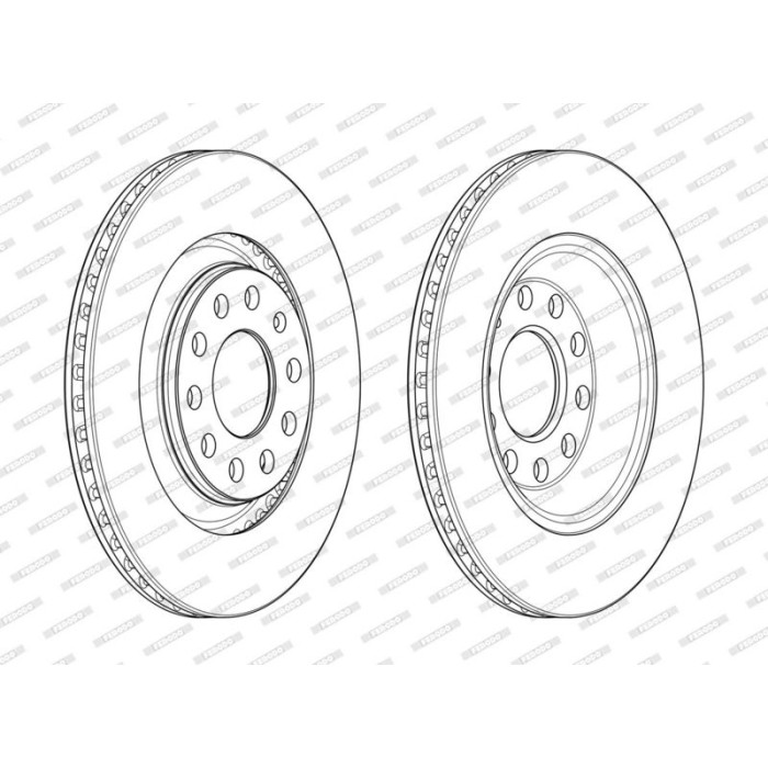 Ferodo DDF1889C Bremsscheibe PREMIER