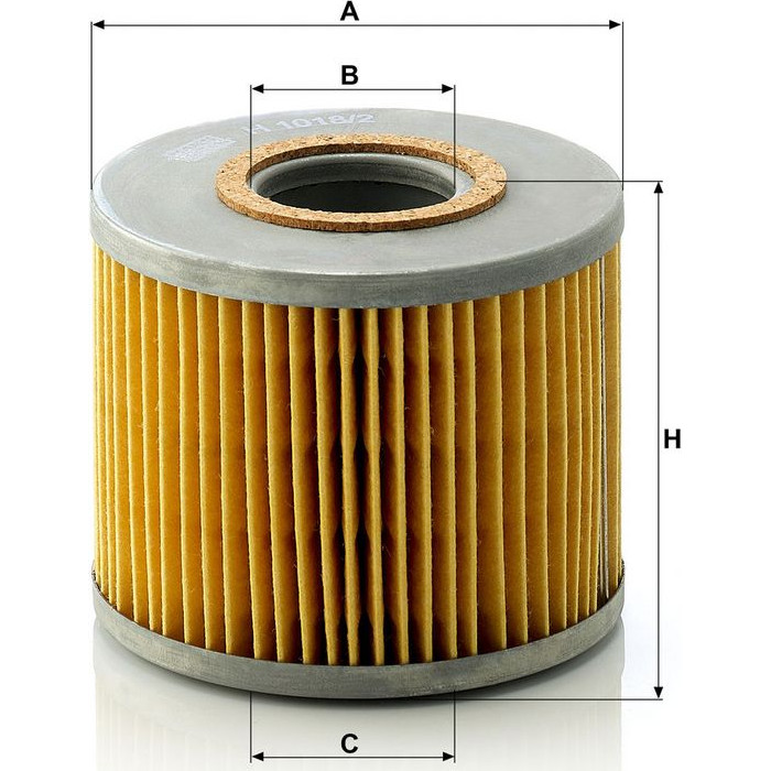 Mann-Filter H 1018/2 N Ölfilter Mann-Filter H 1018/2 N Ölfilter