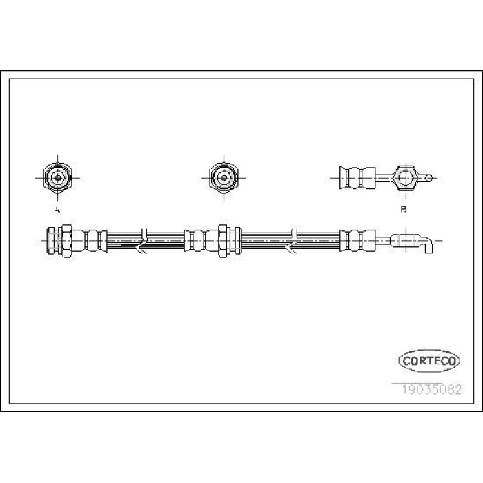 Corteco 19035082 Bremsschlauch
