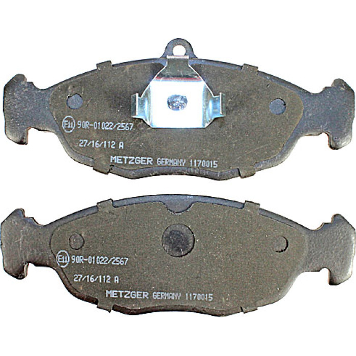 Metzger 1170015 Bremsbelagsatz, Scheibenbremse