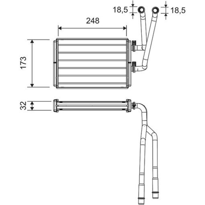 Valeo 811523 Wärmetauscher, Innenraumheizung Valeo 811523 Wärmetauscher, Innenraumheizung