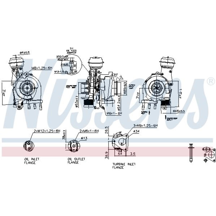 Nissens Turbolader 93114