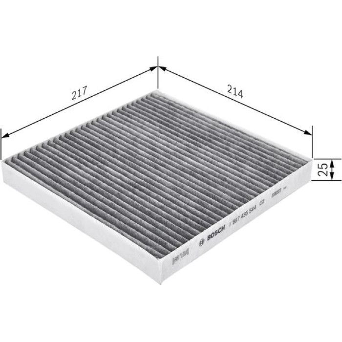 BOSCH 1 987 435 544 Innenraumfilter FILTER+pro BOSCH 1 987 435 544 Innenraumfilter FILTER+pro
