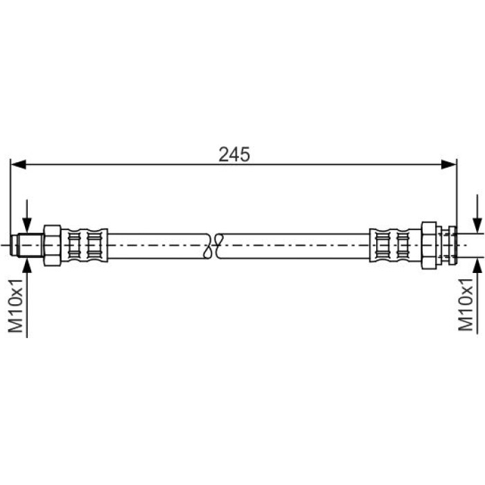 BOSCH 1 987 481 013 Bremsschlauch
