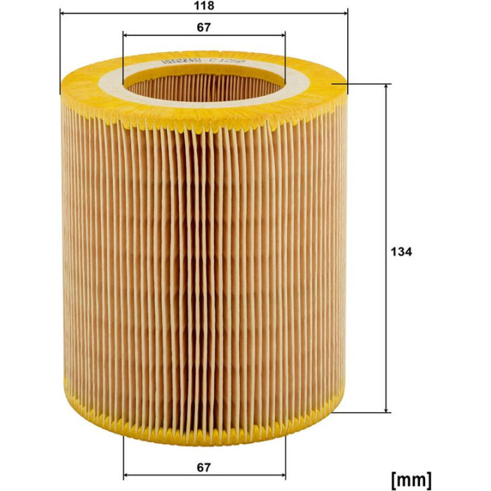 MANN-FILTER C 1250 Luftfilter MANN-FILTER C 1250 Luftfilter
