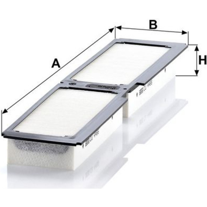 MANN-FILTER CU 4466 Innenraumfilter, Partikelfilter