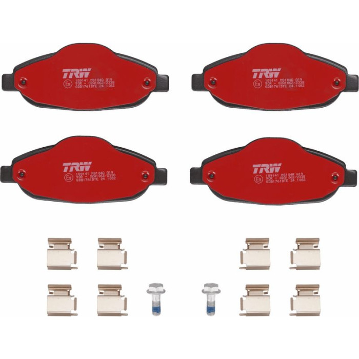 TRW GDB1761DTE Bremsbelagsatz, Scheibenbremse DTEC COTEC TRW GDB1761DTE Bremsbelagsatz, Scheibenbremse DTEC COTEC