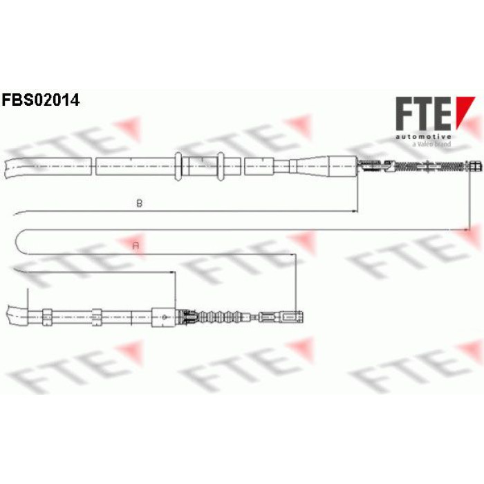 FTE 9250030 Seilzug, Feststellbremse FTE 9250030 Seilzug, Feststellbremse