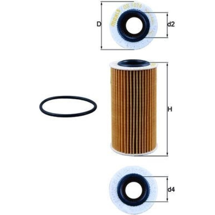 Knecht OX 1076D Ölfilter Knecht OX 1076D Ölfilter