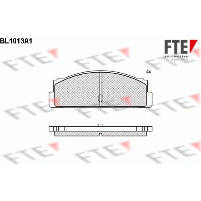 FTE 9010006 Bremsbelagsatz, Scheibenbremse FTE 9010006 Bremsbelagsatz, Scheibenbremse