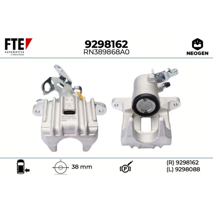 FTE 9298162 Bremssattel NEOGEN FTE 9298162 Bremssattel NEOGEN