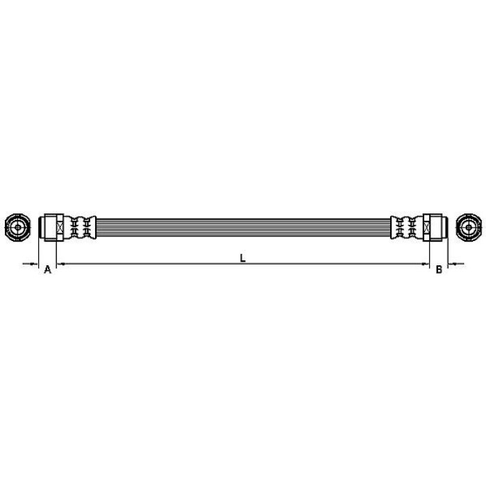 Metzger 4110729 Bremsschlauch Metzger 4110729 Bremsschlauch