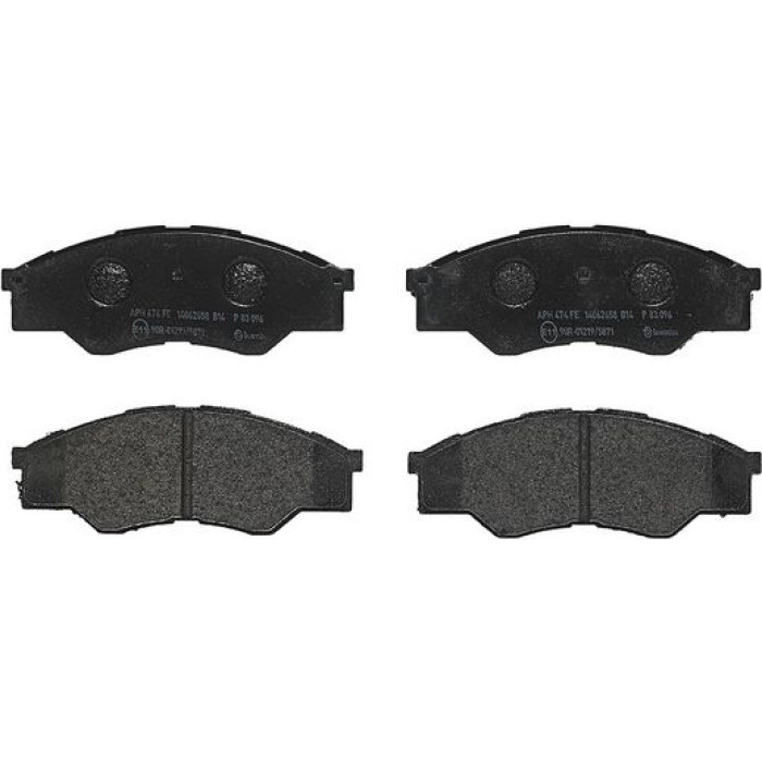 Brembo P 83 096 Bremsbelagsatz, Scheibenbremse PRIME LINE Brembo P 83 096 Bremsbelagsatz, Scheibenbremse PRIME LINE