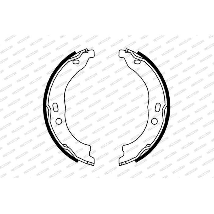 Ferodo FSB696 Bremsbackensatz, Feststellbremse PREMIER Ferodo FSB696 Bremsbackensatz, Feststellbremse PREMIER