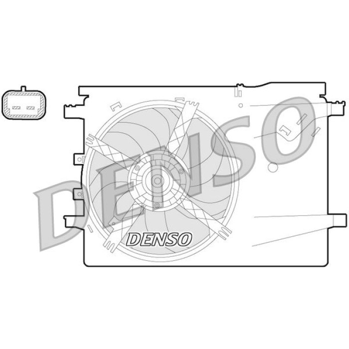 Denso DER09058 Lüfter, Motorkühlung Denso DER09058 Lüfter, Motorkühlung