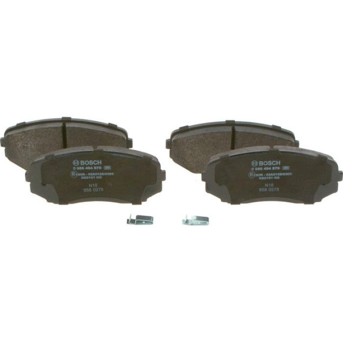 BOSCH 0 986 494 879 Bremsbelagsatz, Scheibenbremse BOSCH 0 986 494 879 Bremsbelagsatz, Scheibenbremse