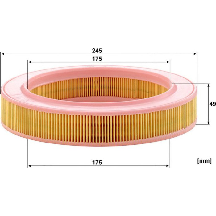 5x Mann-Filter C 2540 Luftfilter MANN-FILTE 5x Mann-Filter C 2540 Luftfilter MANN-FILTE