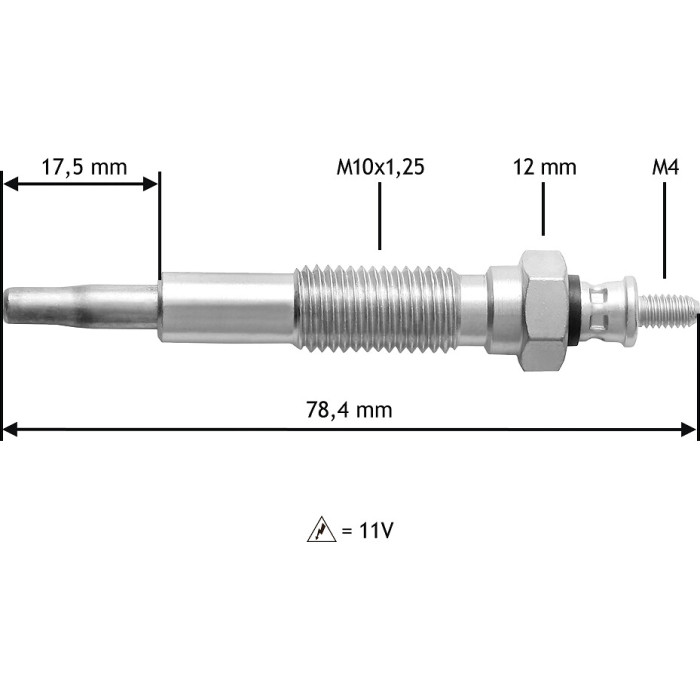 Valeo 345214 Glühkerze Valeo 345214 Glühkerze