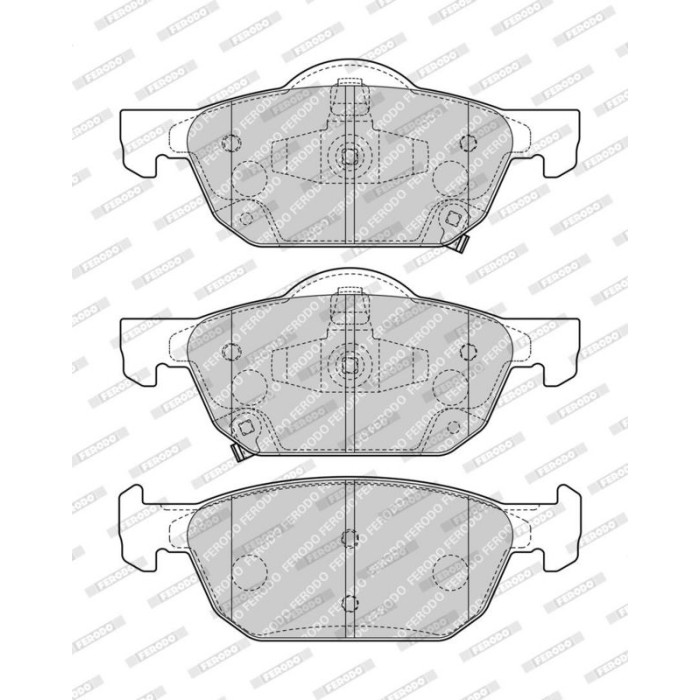 Ferodo FDB4868 Bremsbelagsatz, Scheibenbremse PREMIER ECO FRICTION Ferodo FDB4868 Bremsbelagsatz, Scheibenbremse PREMIER ECO FRICTION