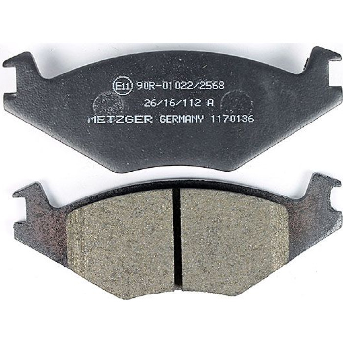 Metzger 1170136 Bremsbelagsatz, Scheibenbremse Metzger 1170136 Bremsbelagsatz, Scheibenbremse