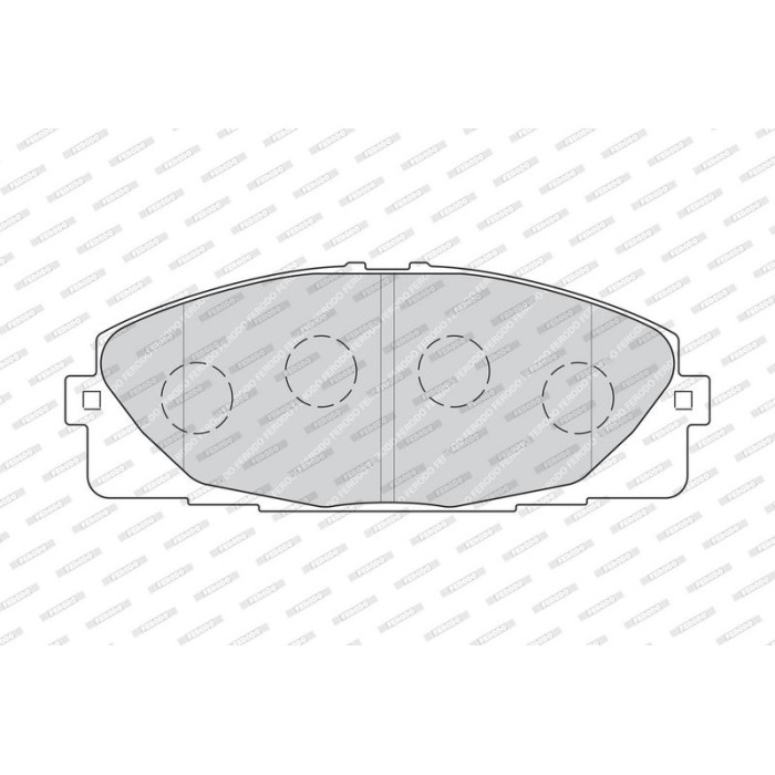 Ferodo FVR4327 Bremsbelagsatz, Scheibenbremse PREMIER ECO FRICTION