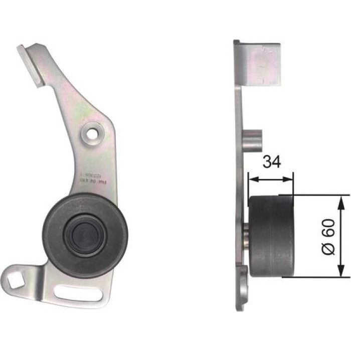 Spannrolle, Zahnriemen T41137