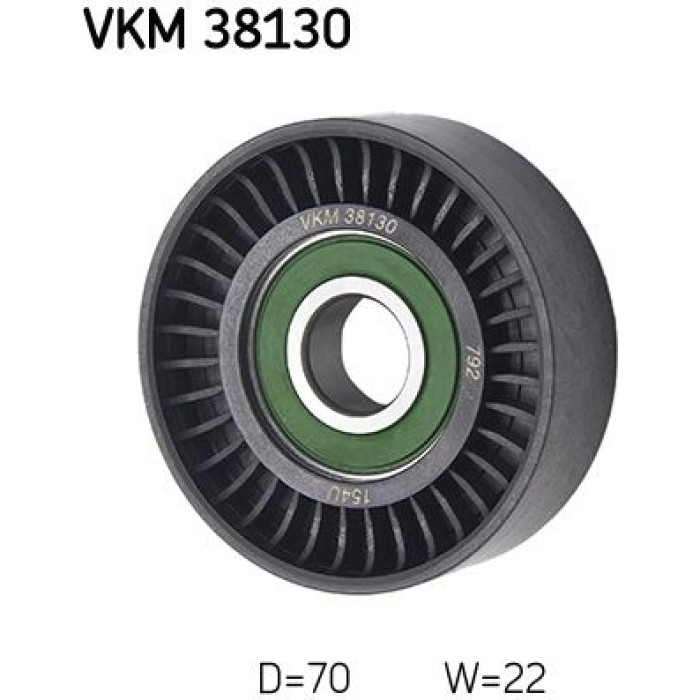 SKF VKM 38130 Umlenkrolle/Führungsrolle, Keilrippenriemen