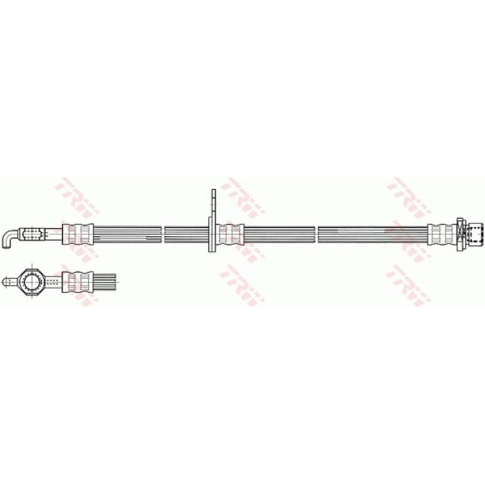 TRW PHD533 Bremsschlauch TRW PHD533 Bremsschlauch
