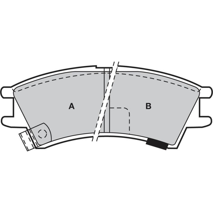 Valeo 598575 Bremsbelagsatz, Scheibenbremse Valeo 598575 Bremsbelagsatz, Scheibenbremse