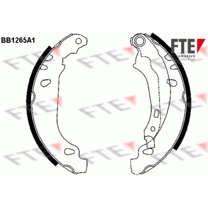 FTE 9100057 Bremsbackensatz