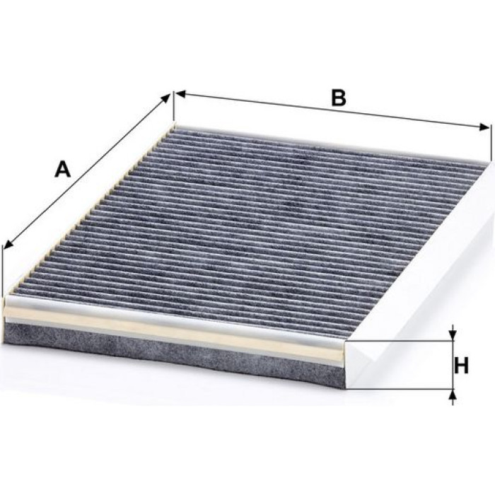 MANN-FILTER CUK 3780 Innenraumfilter, Aktivkohlefilter