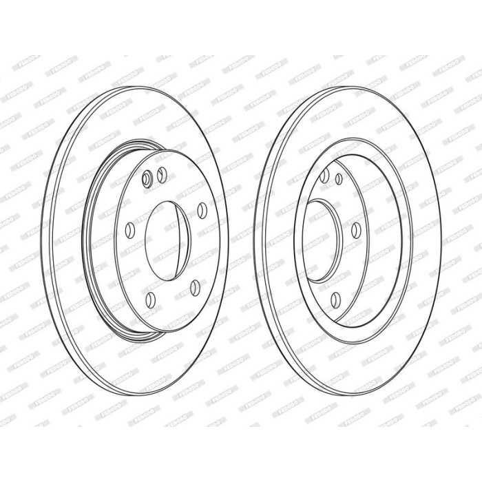 Ferodo DDF1034C Bremsscheibe PREMIER Coat+ disc