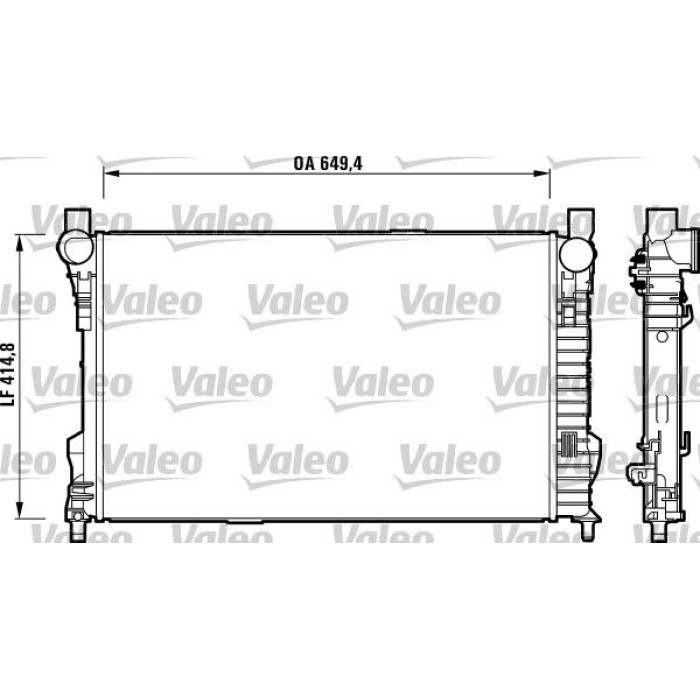 Valeo 732742 Kühler, Motorkühlung Valeo 732742 Kühler, Motorkühlung