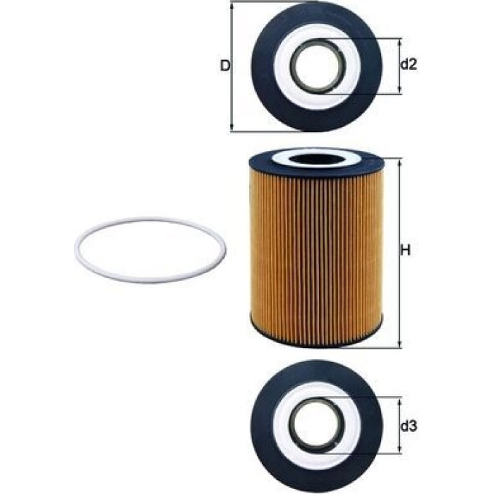 Knecht OX 359D Ölfilter Knecht OX 359D Ölfilter