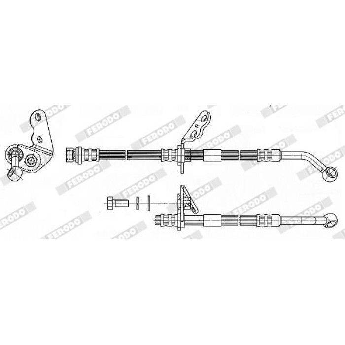 Ferodo FHY3215 Bremsschlauch