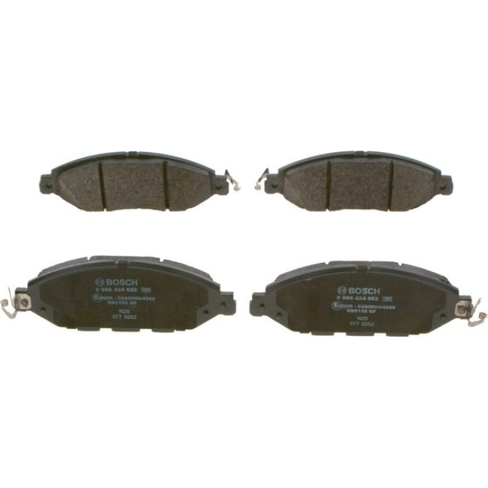 BOSCH 0 986 424 682 Bremsbelagsatz, Scheibenbremse BOSCH 0 986 424 682 Bremsbelagsatz, Scheibenbremse