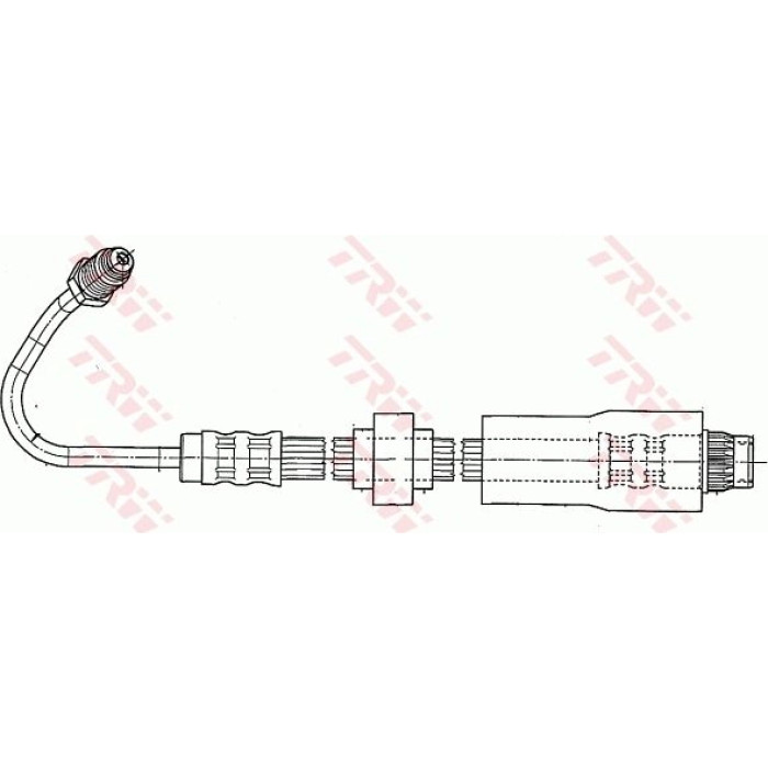 TRW PHB542 Bremsschlauch TRW PHB542 Bremsschlauch