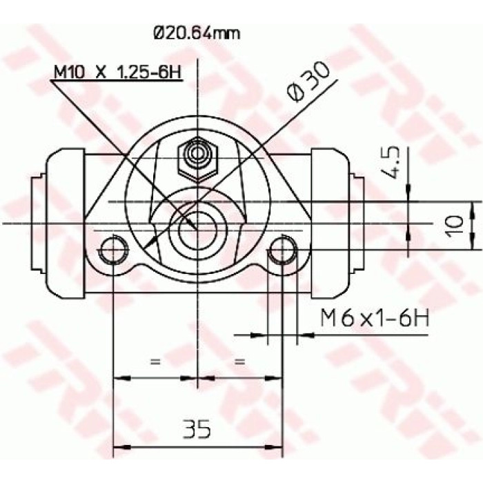 TRW BWF144 Radbremszylinder TRW BWF144 Radbremszylinder