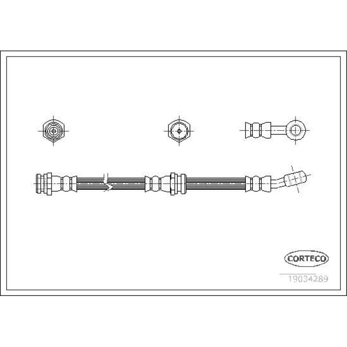 Corteco 19034289 Bremsschlauch