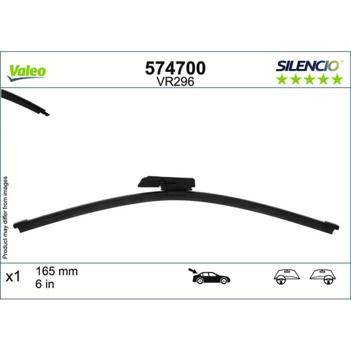 Valeo 574700 Wischblatt SILENCIO REAR