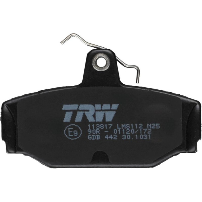 TRW GDB442 Bremsbelagsatz, Scheibenbremse COTEC TRW GDB442 Bremsbelagsatz, Scheibenbremse COTEC