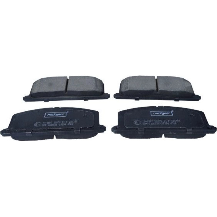 Maxgear 19-0507 Bremsbelagsatz, Scheibenbremse