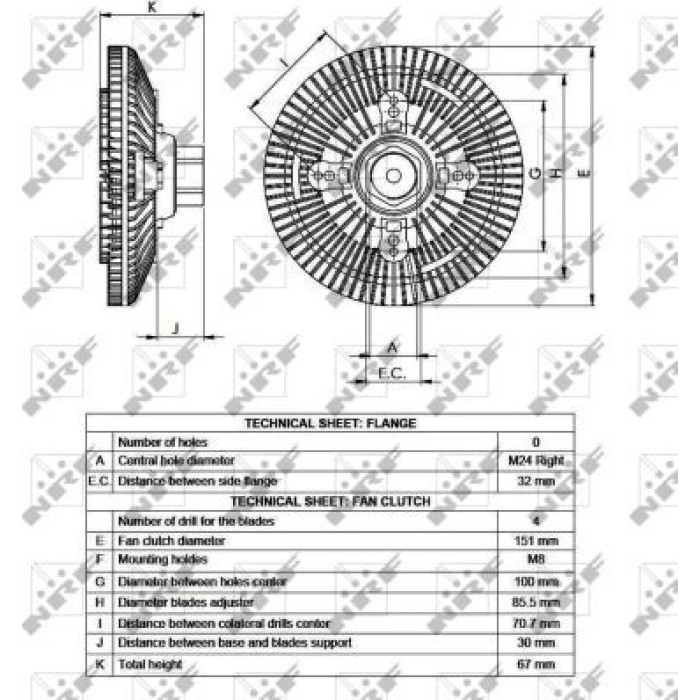 Kupplung, Kühlerlüfter 49518 Kupplung, Kühlerlüfter 49518